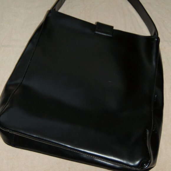 NWOT Lancome XL Black Shoulder Bag - Picture 7 of 11
